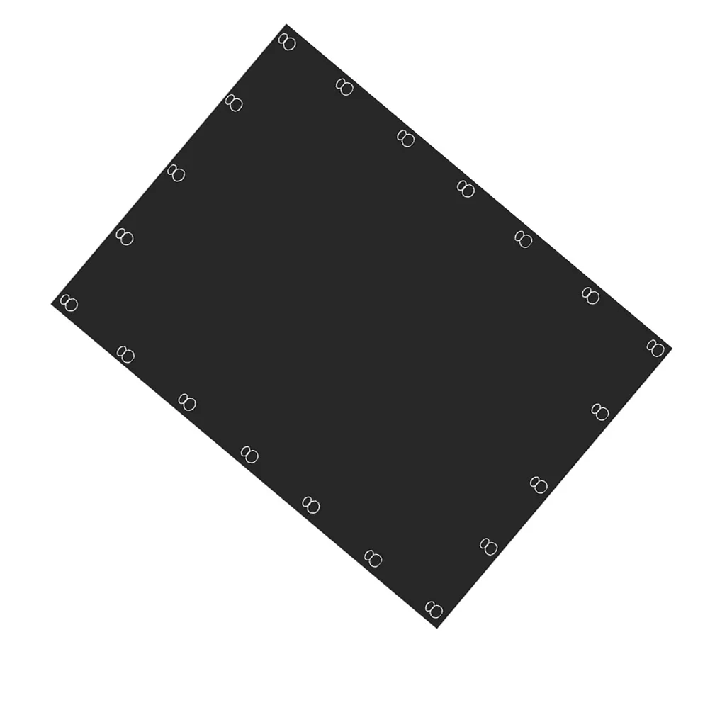 1 pz tenda parasole nera tessuto resistente allo strappo tenda per porte finestra protezione solare tende per sala privacy tende