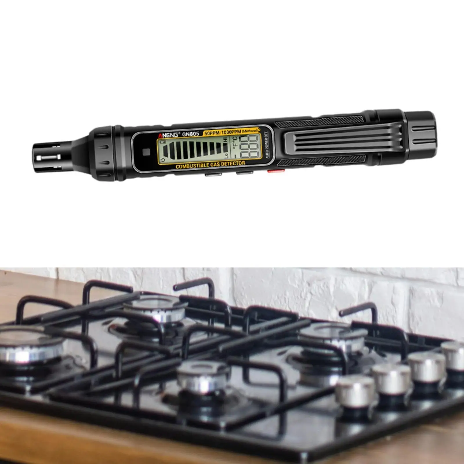 Portable Gas Sniffer Gas Leak Tester Compact High Precision Adjustable