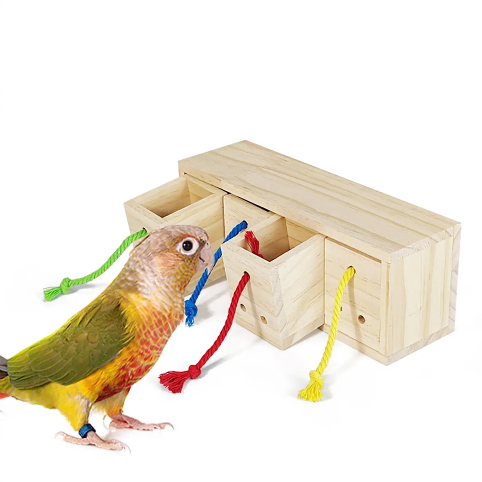 Forage Toy Wooden Bird Foraging Feeder Toy Chew Toy Bird Foraging Toy Parrot Feeder Box for Macaws Lovebird Budgies Anchovies Forage Toy Wooden Bird Foraging Feeder Toy Chew Toy Bird Foraging Toy Parrot Feeder Box for Macaws Lovebird Budgies Anchovies