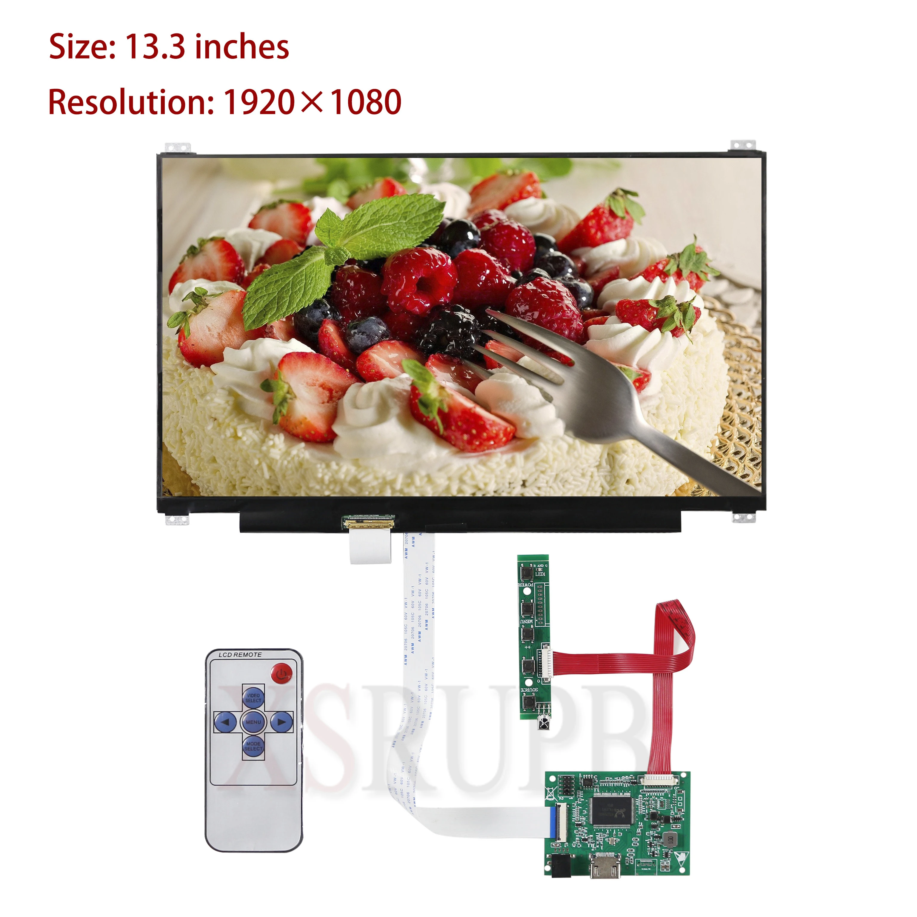 

13.3 Inch 1920*1080 LCD Screen HDMI-Compatible Display Driver Board Monitor For PC Raspberry Pi 2 3 Banana/Orange Pi