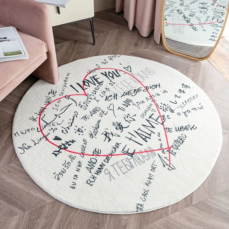 A Love Letter Collaboration Living Room Sofa Rug Bedroom Bedside Rug I Love You Gift Ins Cloakroom Rug