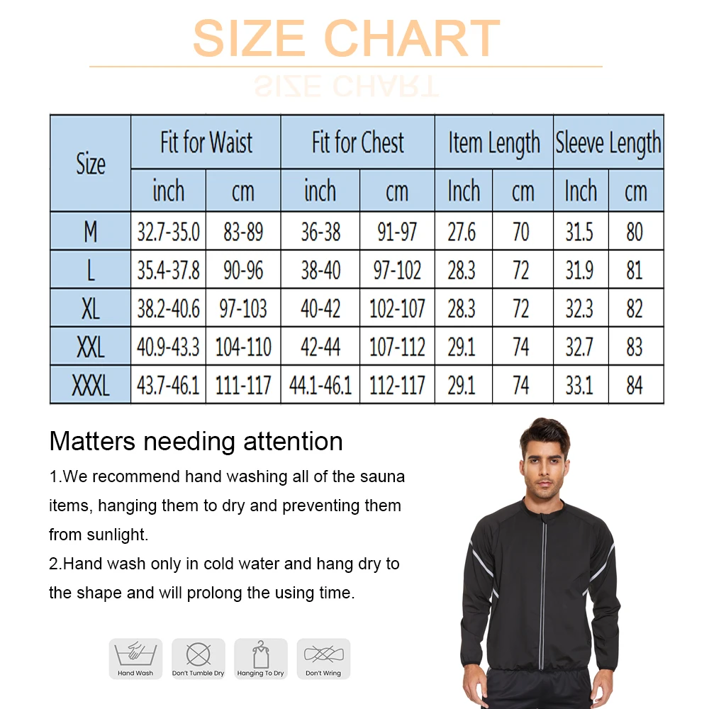 SEXYWG Sauna Suit for Men Weight Loss Set Hot Sweat Jacket Thermal Pants Running Outfit Gym Clothing Fitness Workout Sportwear