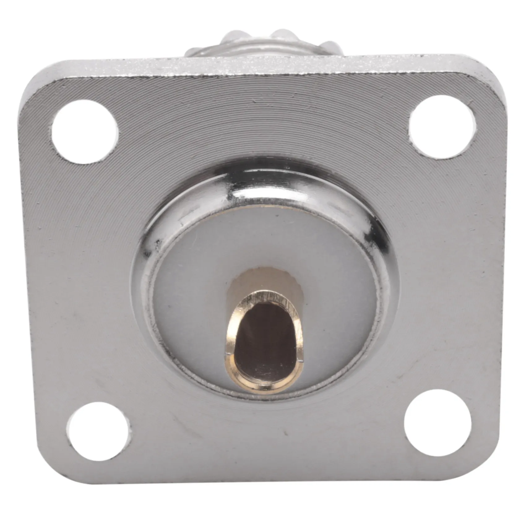 Y50A-2X UHF SO-239 Female Jack Square Shape Solder Cup Coax Connector For Ham Radio