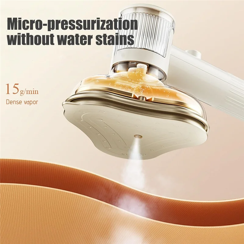 A84G-Portable Mini Ironing Machine - 180°Rotatable Handheld Steam Iron, Foldable Travel Garment For Fabric Clothes