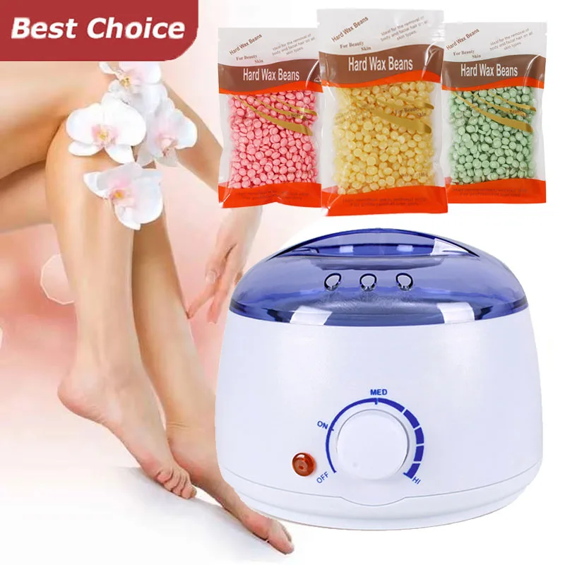 100g-300g Wax Therapy Machine Wax Warmer Portable Electric Hair Removal Kit Facial Bikini Area Armpit-Melting Pot Hot Wax Heater