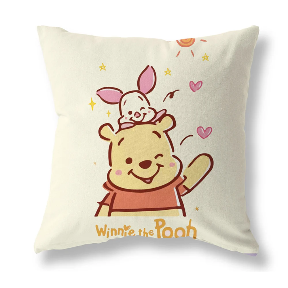 Disney Pillowcase Cover Winnie the Pooh Children Baby Girl Boy Couple Pillow Cover Decorative Pillows Case Living Room