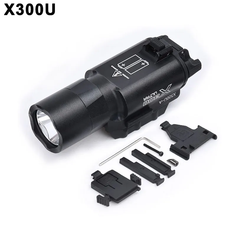 Wadsn Metall taktische x300u x300 ultra xh35 X300UH-B Pistole Licht Jagd Scout Strobe Taschenlampe Zubehör passen 20mm Schiene