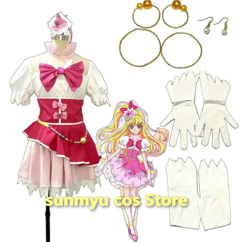 Maho Girls Precure! Costume de Cosplay Cure Miracle Mirai Asahina, taille personnalisée
