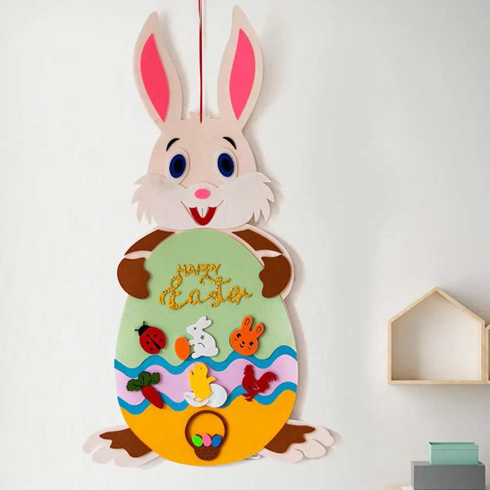 bunny-decoration-felt-craft-naments-cartoon-hanging-rabbit-diy-kids-easter-bunny-decor-wall-hanging-photo-props-art-projects