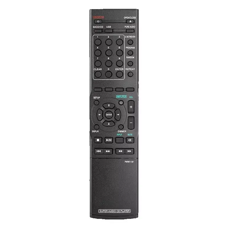 

PWW1181 For Pioneer Remote Control Replacement, For Pioneer Super Audio CD Player PD-10-K PD-10-S