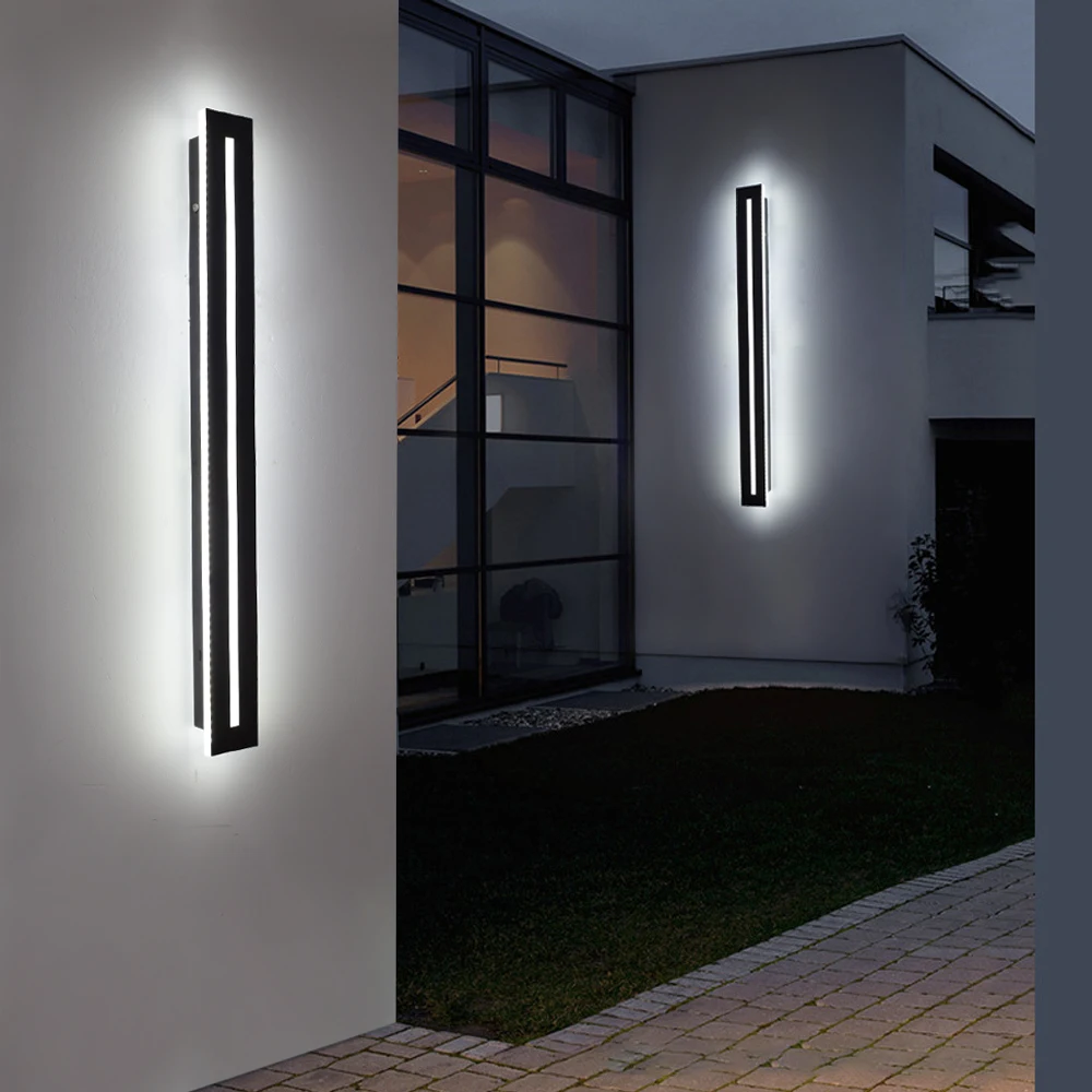 Waterproof IP65 Outdoor Wall Lamp LED Wall Light Modern Garden Decoration Lighting Villa porch Sconce External Light 220V 110V