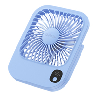 YOOBAO Y-F01P Portable Mini Fan 10000mAh Battery Powered 3 Speed Cooling Fan for Home / Travel Use - Blue