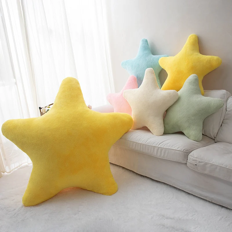 Decorative Little Star Throwing Pillow Super Soft and Cute Plush Toy Sleeping Pillow Soft Girl Gift Xmas Decor