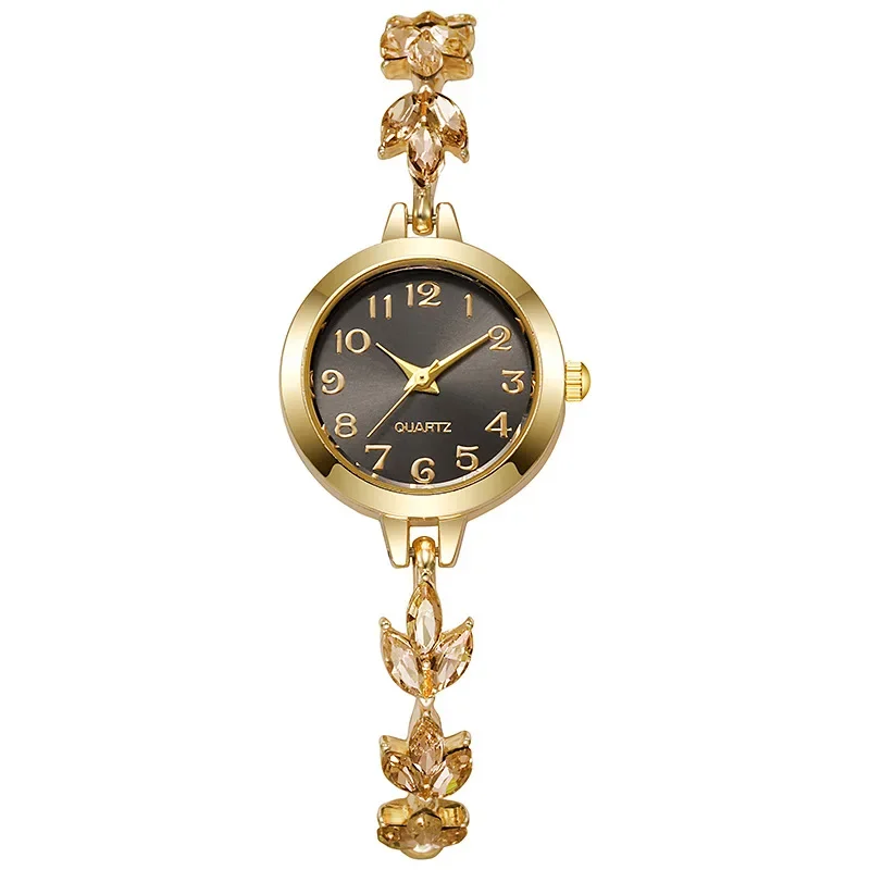 Elegante vrouwen horloges luxe strass armband armband quartz horloge reloj mujer meisjes klok cadeau (zonder doos)