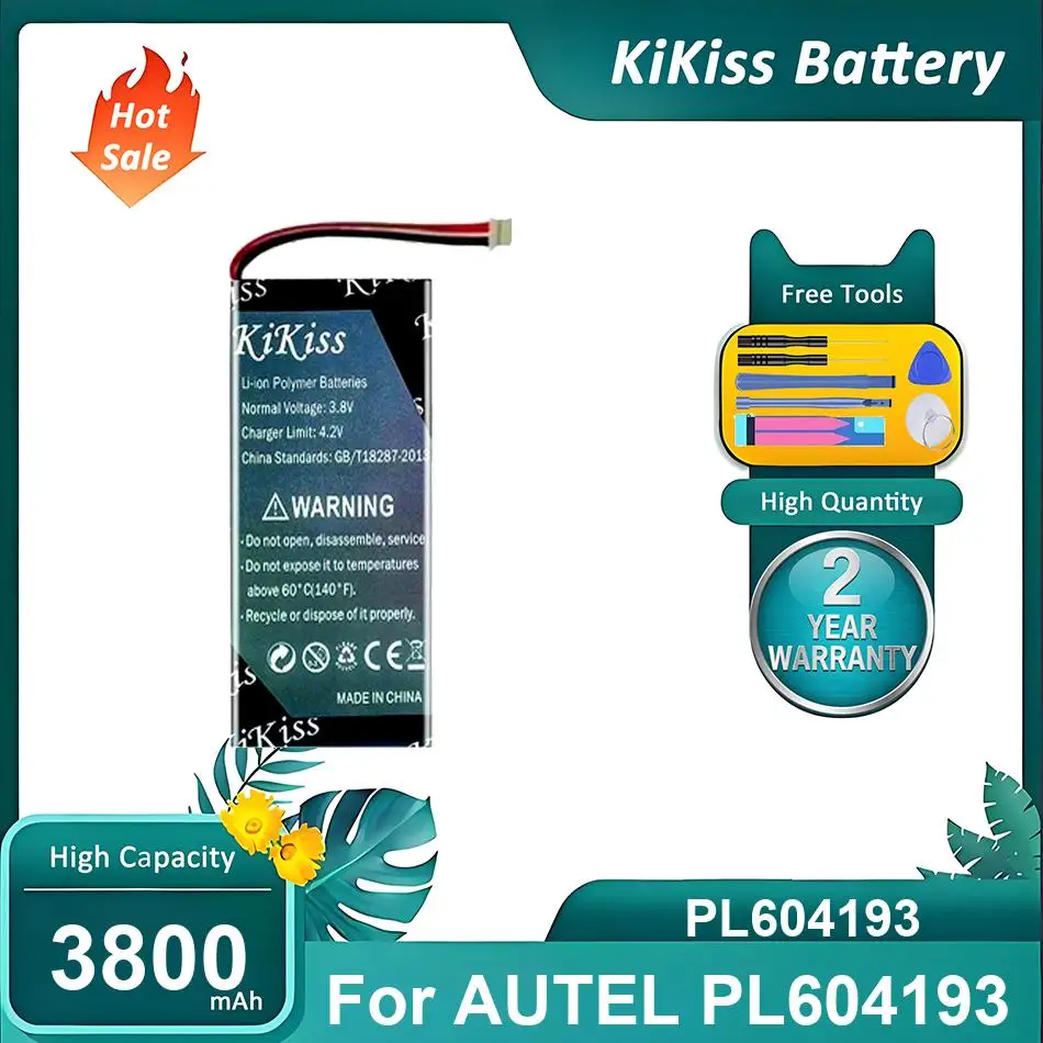 

Новая батарея для AUTEL PL604193, PL604193, 3800 мАч