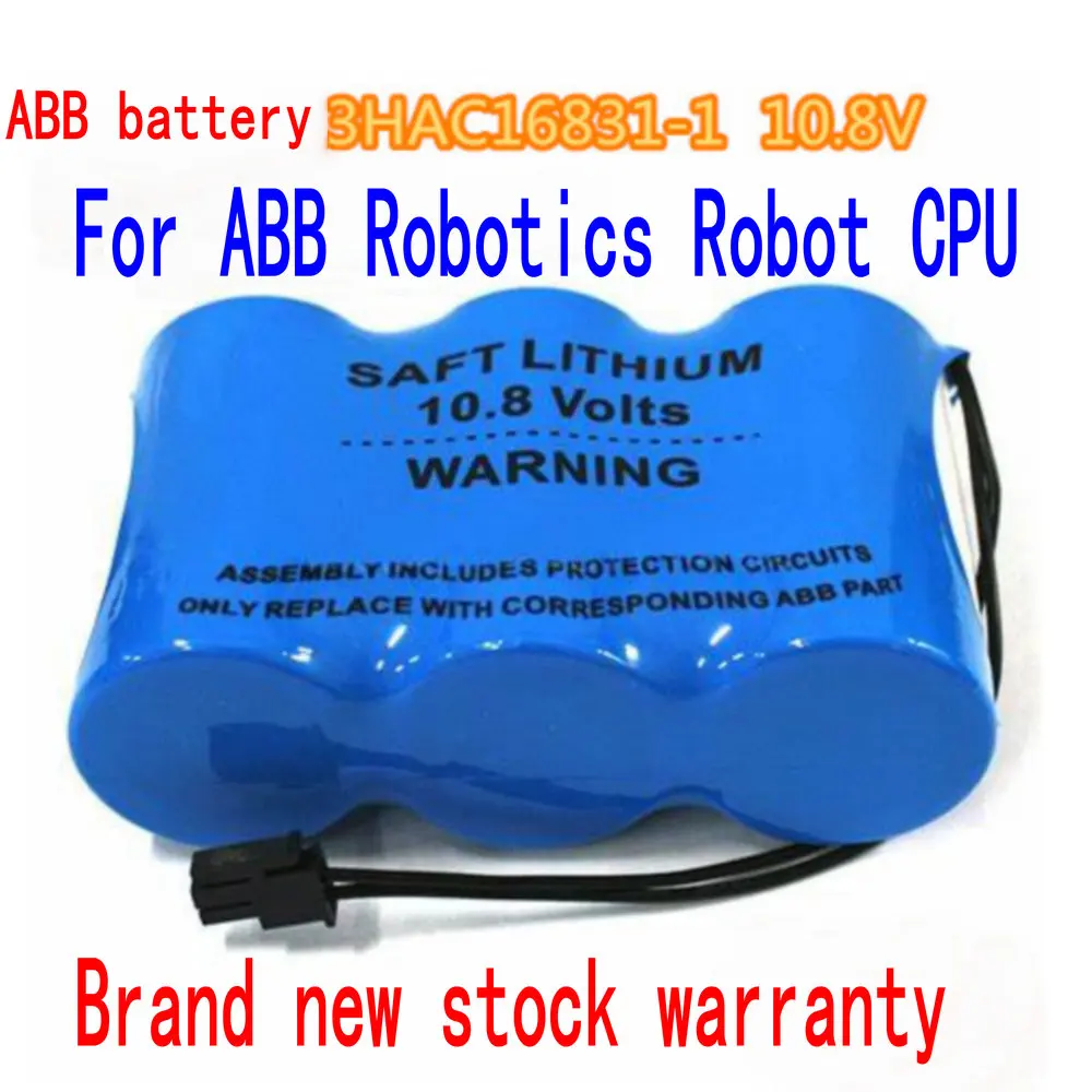 

ABB robot battery CPU battery 3HAC16831-1 10,8 V литиевая батарея 3HAC13150-1 ABB battery LS33600 group Pack с вилкой