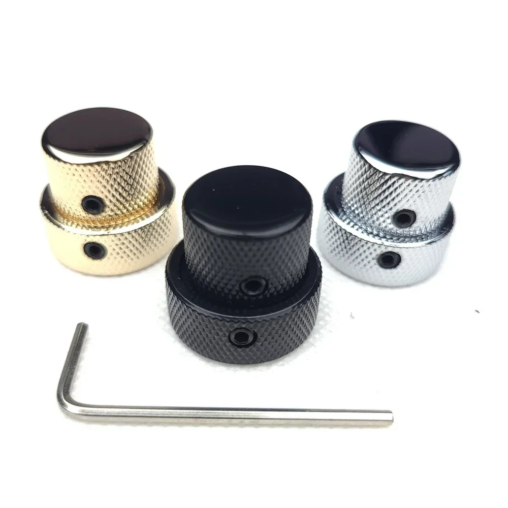 

1 шт. двойная концентрическая ручка управления для электрогитар NC004 CR/BN/BK/GD