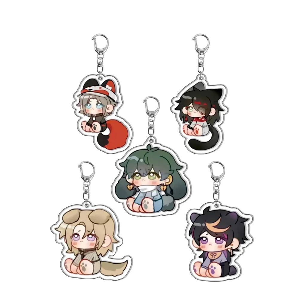 Ahora caliente Anime Nijisanji acrílico llavero acrílico Vox Akuma Houshou Party Charm Gift Series