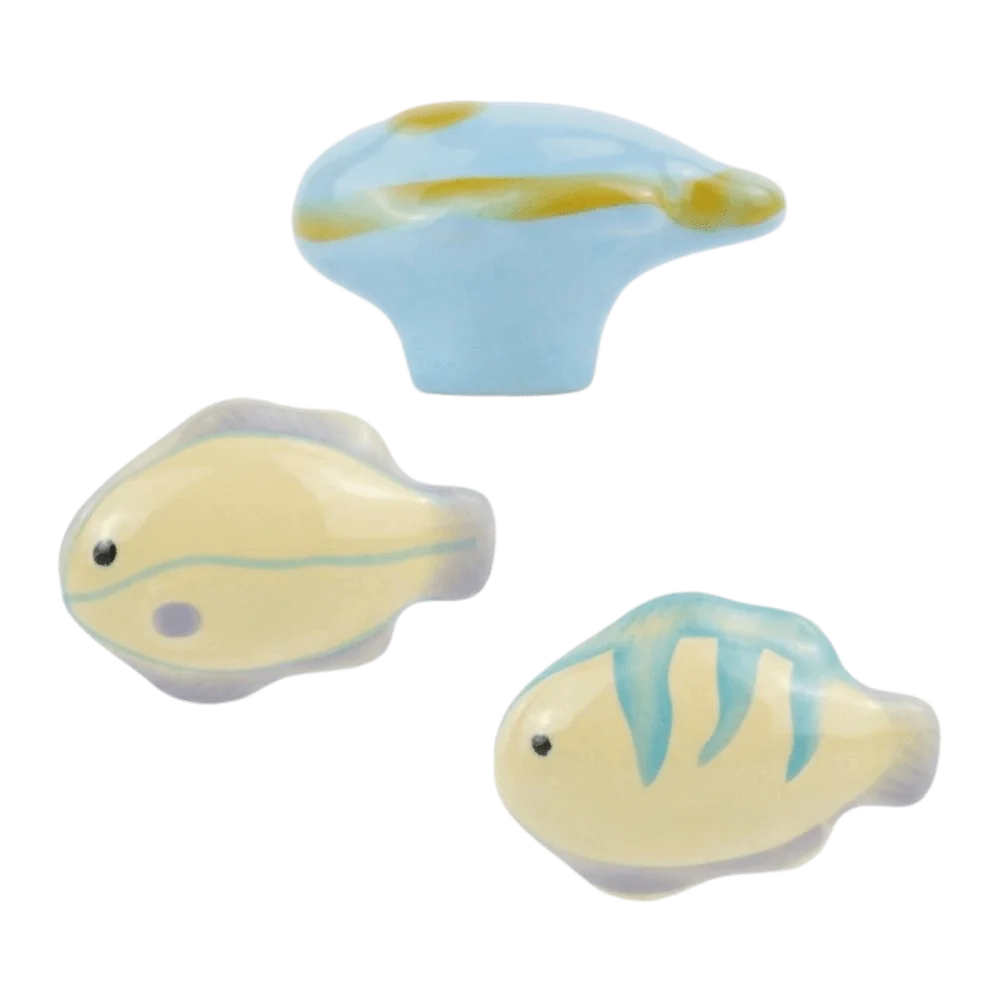 Door Handle Cartoon Animal Cabinet Handle Ceramic Material With Screw Drawer Handle Animal Shape Cute Design Ceramic Knob Room