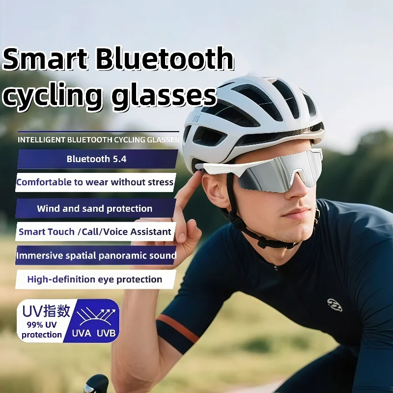 

QY-Pro2Smart Bluetooth Glasses Intelligent Translation Voice Notes Remote Control Photography Music Eyewear Waterproof Eyeglass