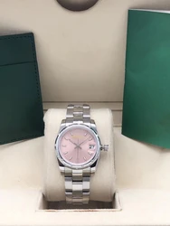 Reloj Mecánico 31mmAutomatic para mujer, esfera Multicolor de acero inoxidable 904, reloj para mujer moderno y elegante