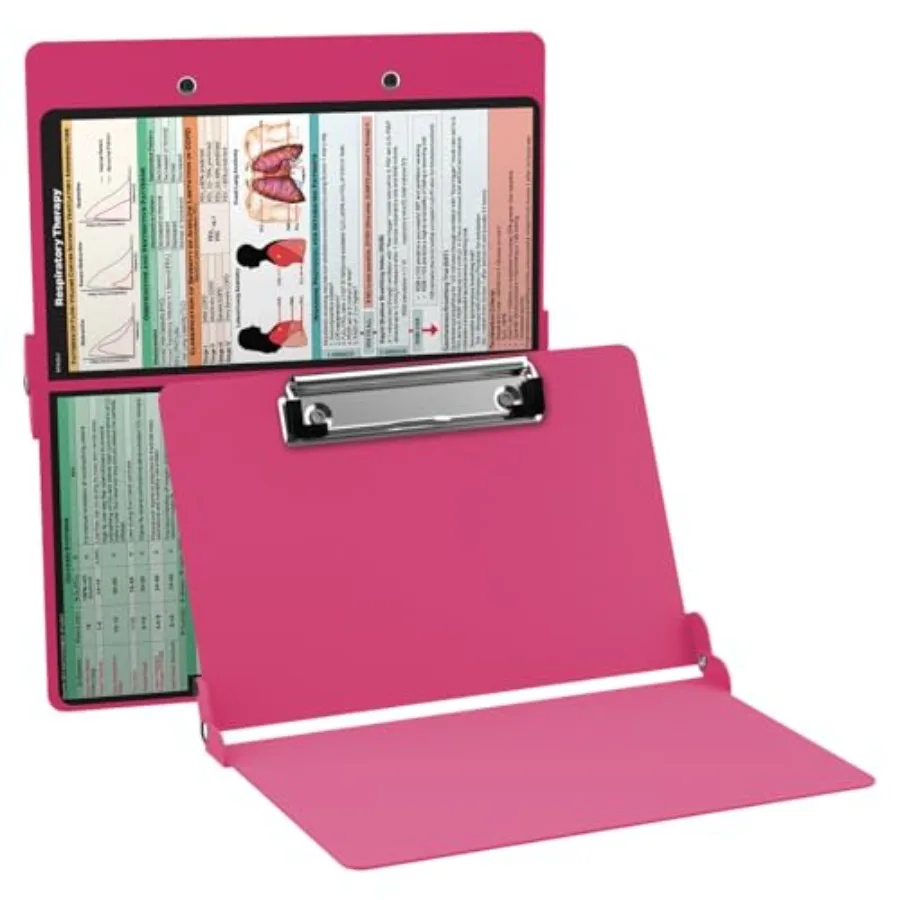 

Папка-клипборд Whitecoat ® Розовая дыхательная маска (версия Respiratory Edition)