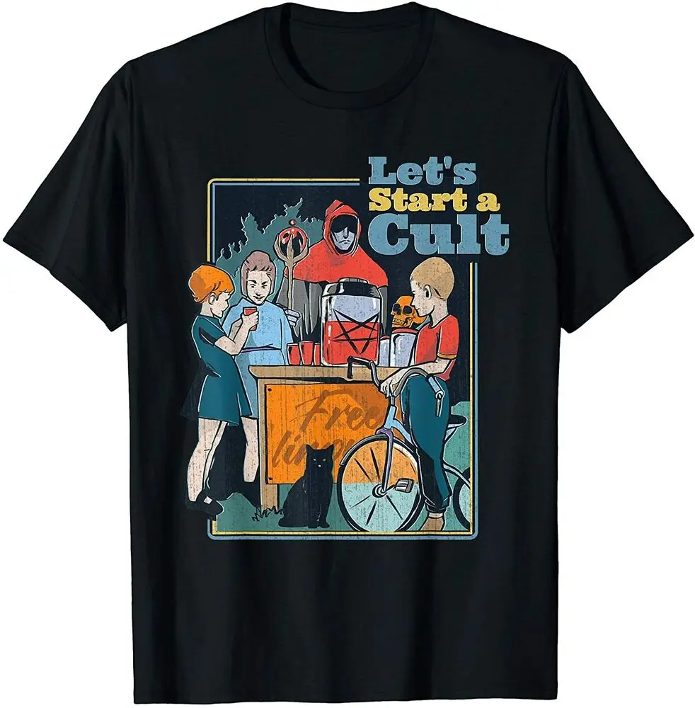 Новинка Ограниченная серия давайте начнем культовые Смешные винтажные детские игры демоны подарок футболка костюм хлопок короткий рукав