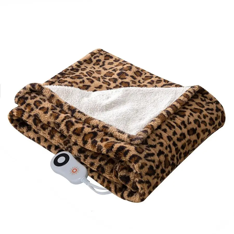 

Двустороннее электрическое одеяло с подогревом, 50x60 см, с 5-ступенчатым контроллером, автоматическое отключение через 4 часа, защита от перегрева