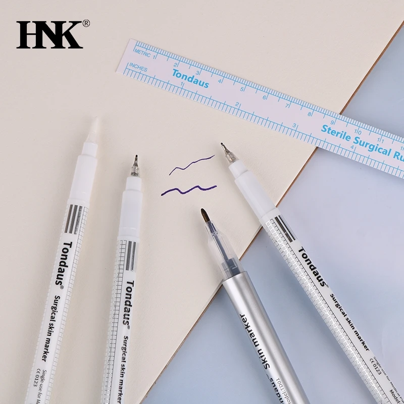 Korean Tattoo Sterile Embroidery Marking Pen Surgical Eyebrow Mark Pen Waterproof White Floating Lip Line Positioning Pencil