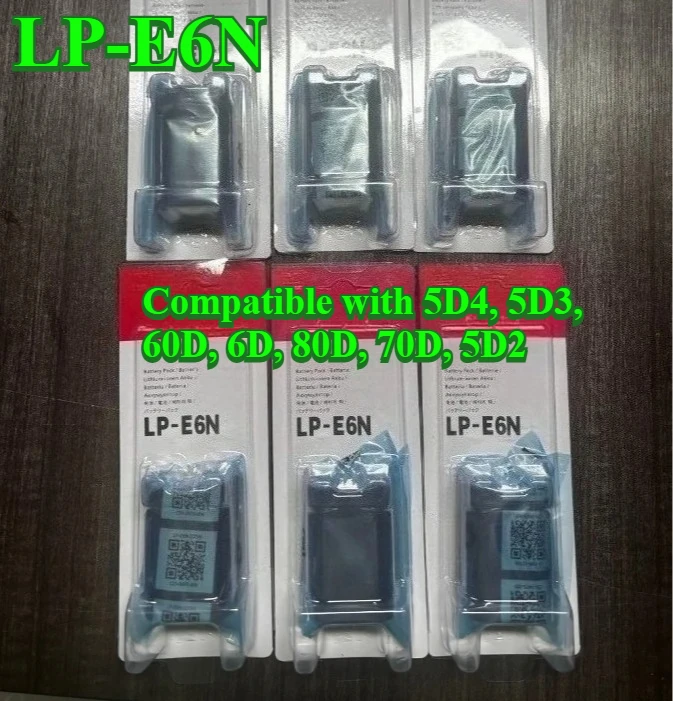 

Аккумулятор NEM LP-E6N для Canon 5D2, 5D3, 5D4, 6D2, 80D, высокой емкости, может заменить LP-E6N, обеспечивая длительную работу.