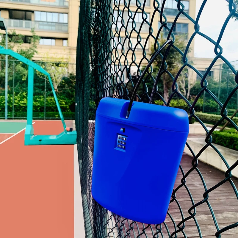 Portable Safe Case 3-Digit Combination Lock With Rope Outdoor Camp Hiking Sports  Security Storage Box