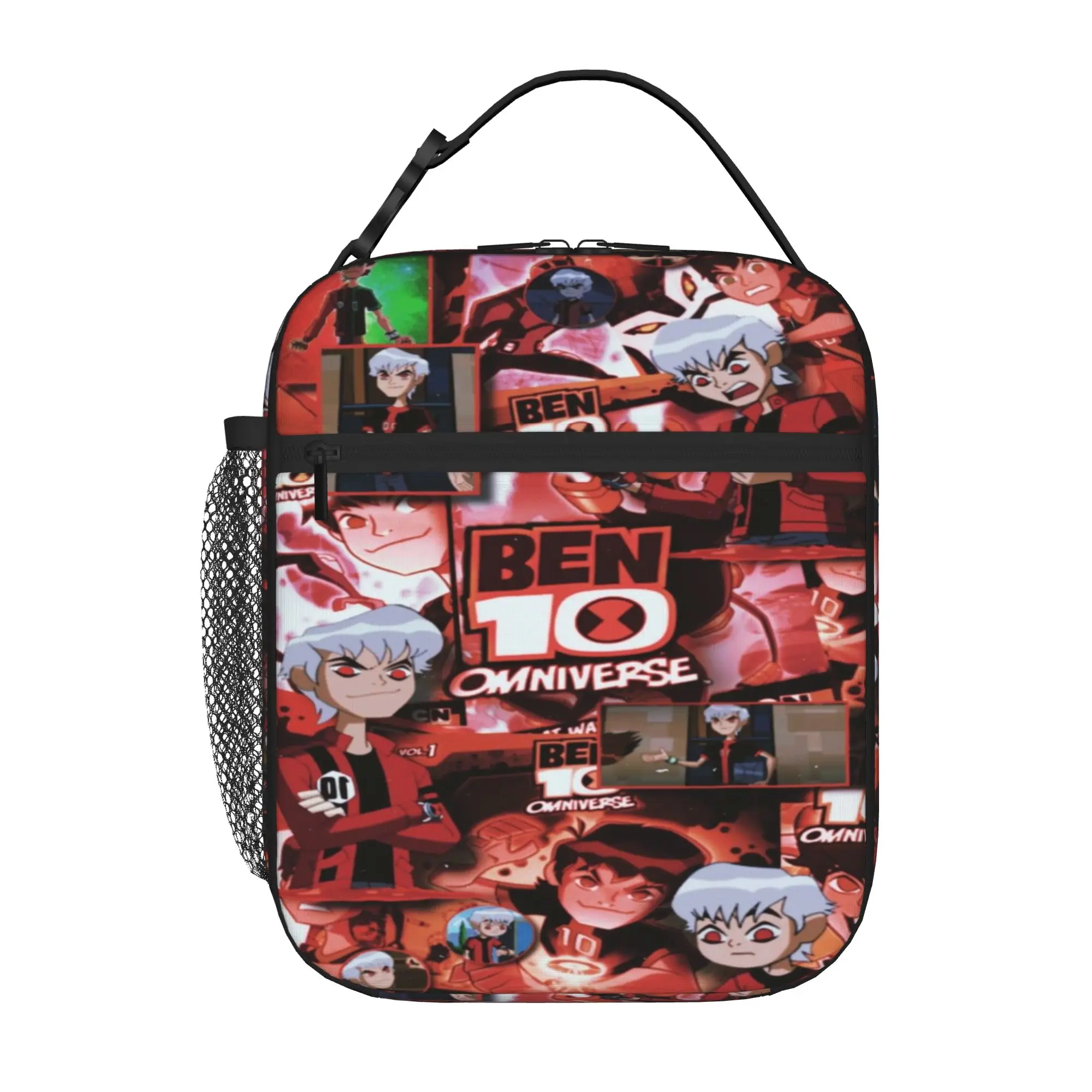 Back to school season  Handbag Ben10 Omniverse Albedo Poster Washable Cool Daily Solid Lunch Bag