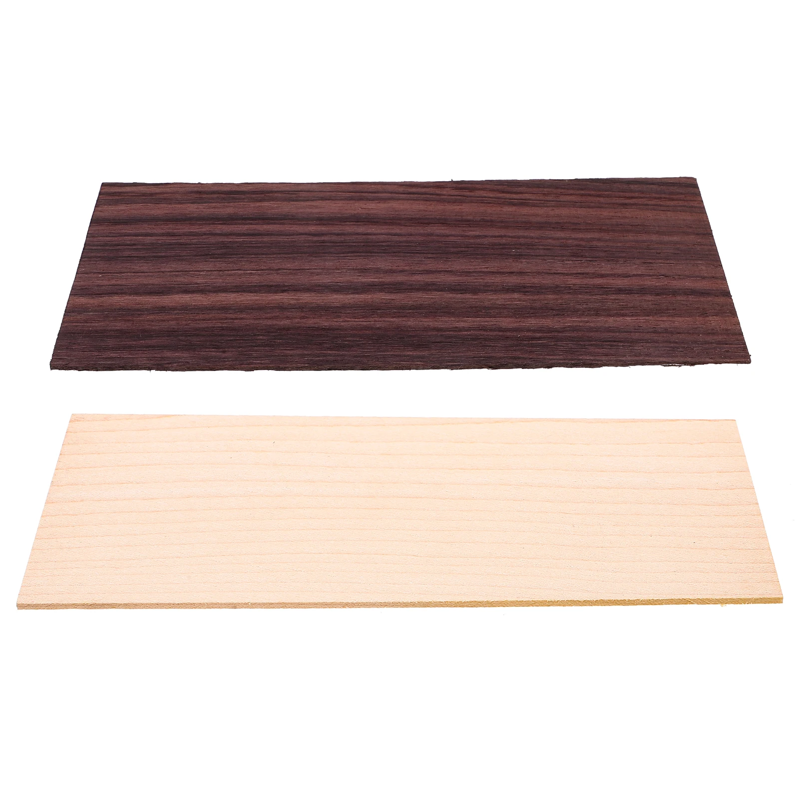 

2pcs Guitar Headstock Veneers Wooden Replacement Parts for Folk Classical Guitars Decoration Tools Maple Rosewood