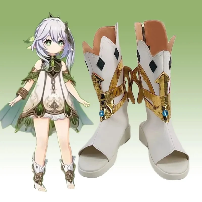 

Anime Game Characters Nahida Cos Shoes Genshin Impact Cosplay Comic-Con Customized Performance Shoes