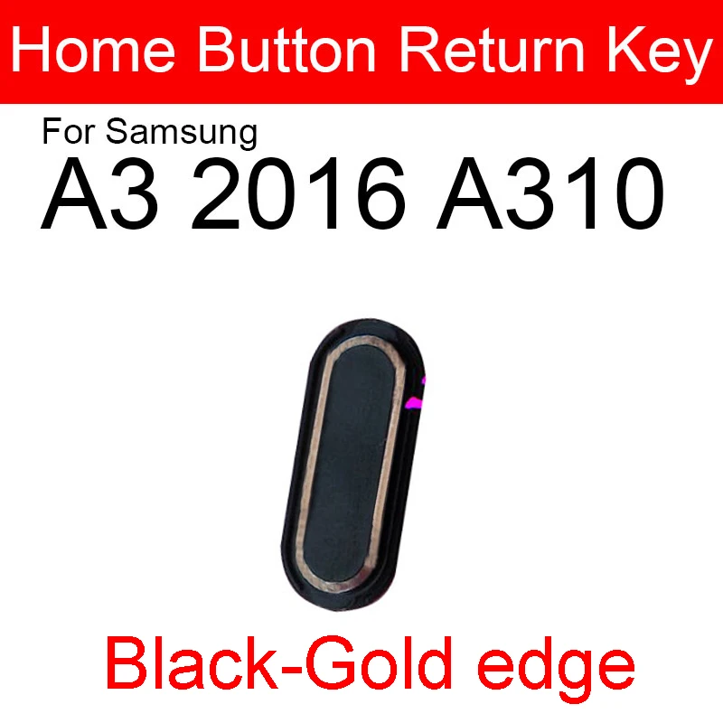 Home Return Key Button For Samsung Galaxy A3 A5 A7 2015 2016 A310 A300 A500 A700 Menu Return Key Recognition Button Repair Parts