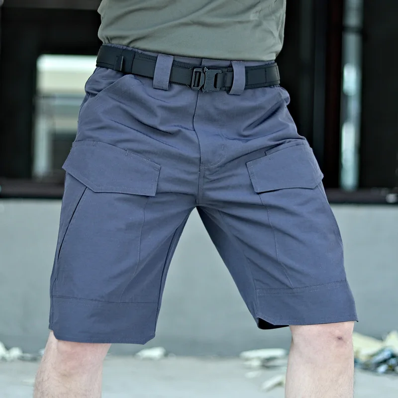 Tactical Shorts Pants for Men Waterproof Outdoor Hiking Cargo Short Pant Military Casual Multi-pocket Wear-resisting Shorts Male