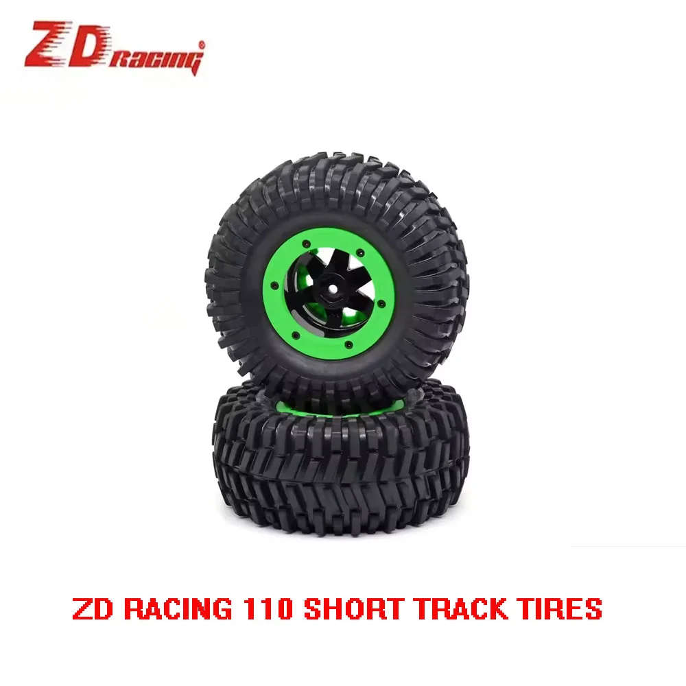 ZD Racing 4 pièces 110 pneus à chenilles courtes avec anneaux tout-terrain pour les amateurs de camions à chenilles courtes modèle 727