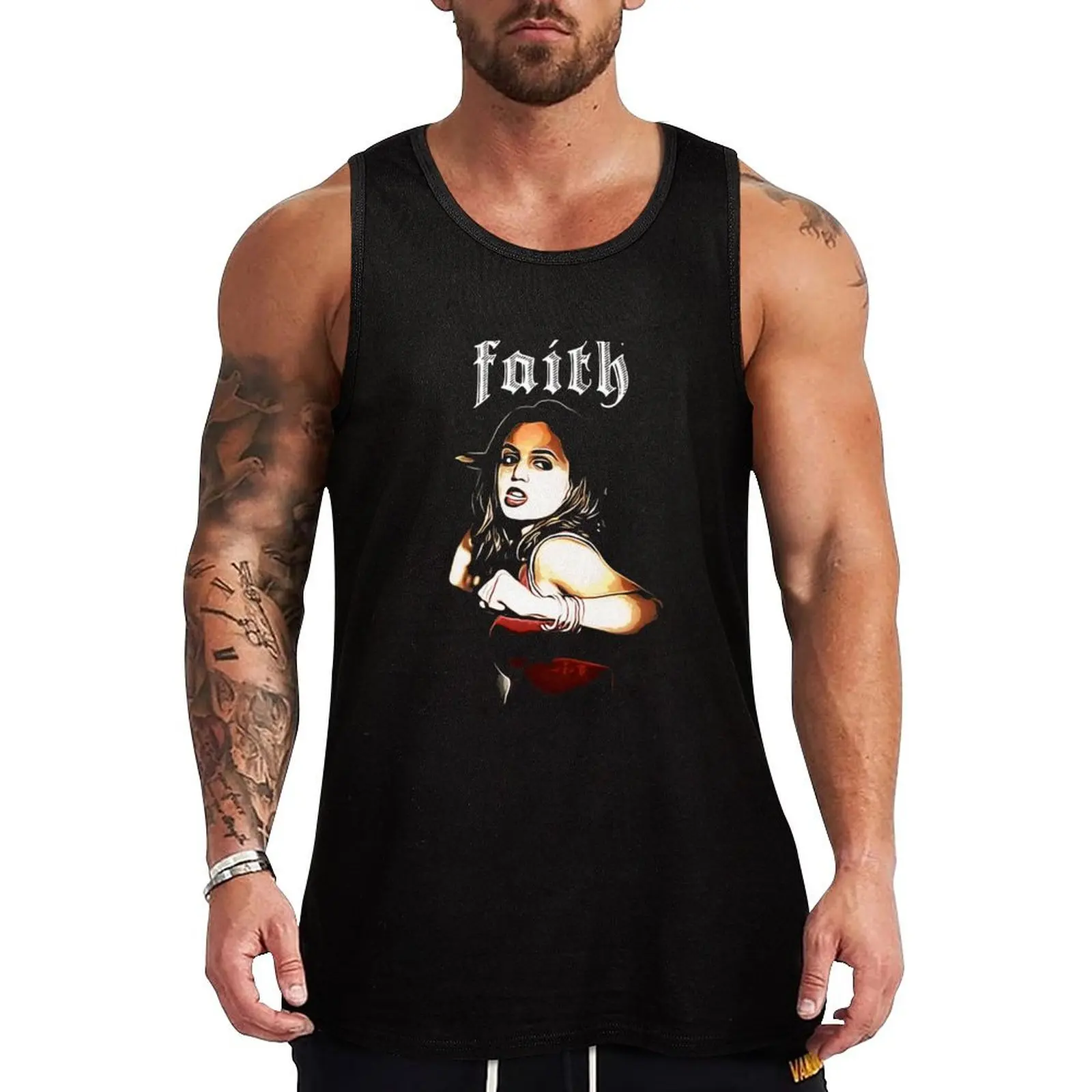 Faith The Vampire Slayer Tank Top Soft Casual Tank Top Loose Sleeveless Everyday Shirt