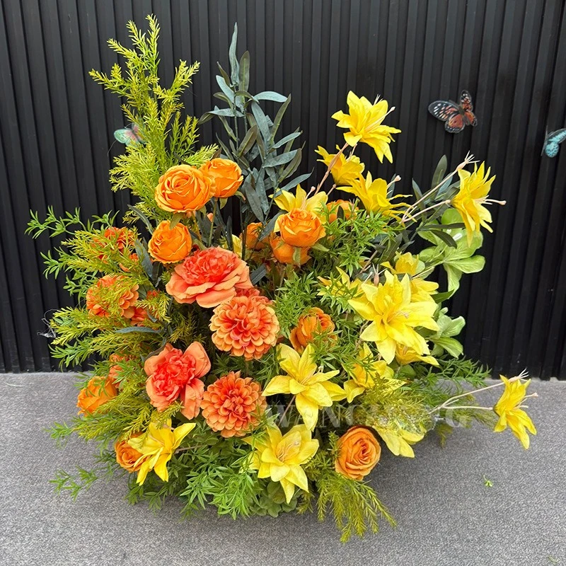 

The new Monet Garden wedding simulation flower wedding fake flower shopping mall window landscaping beautiful decoration