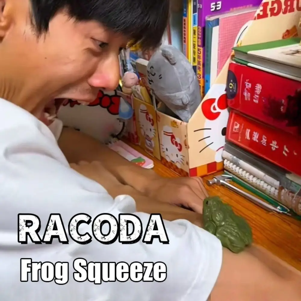 New Toad Frog Squeeze Stress-relief Soft Frog SimulationToy Sticky Squeeze Toy Tricky Toys