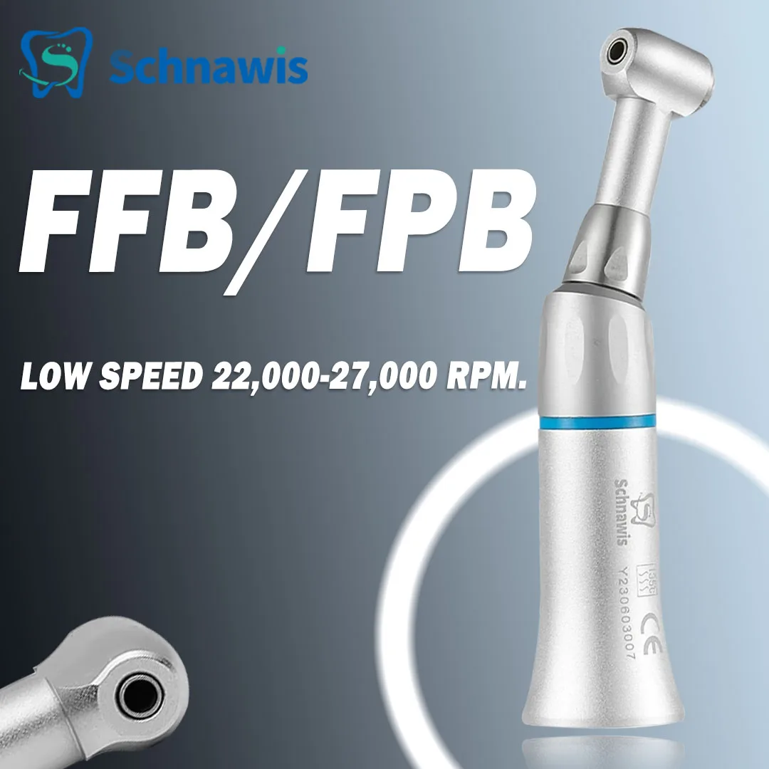 

Schnawis Push Button Dental Slow Low Speed Handpiece Contra Angle For Dental Lab Equipment Micromotor Polishing Tool