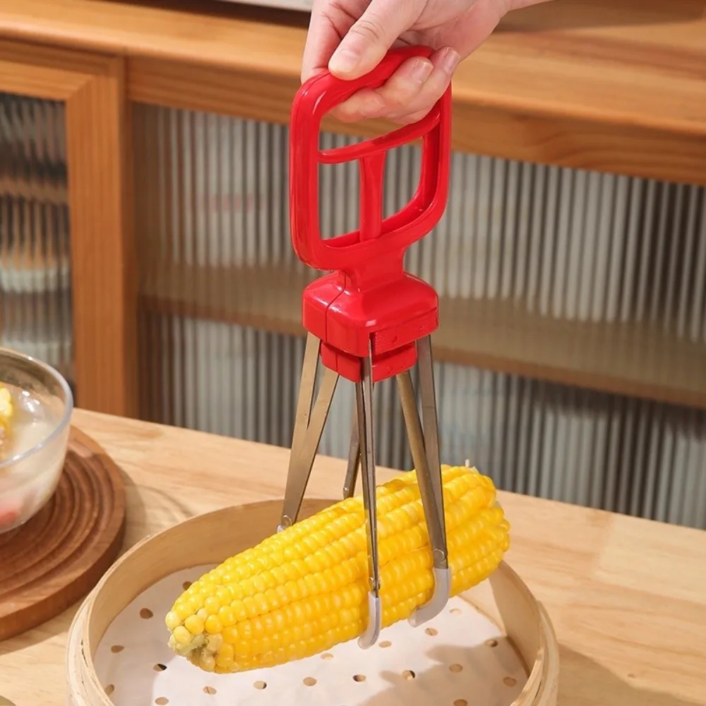 

Multi-Function Stainless Steel Hot Dish Clip Non-Slip Heat-Resistant Pot Gripper Sturdy Heavy-Duty Kitchen Tongs Pot Retrieval