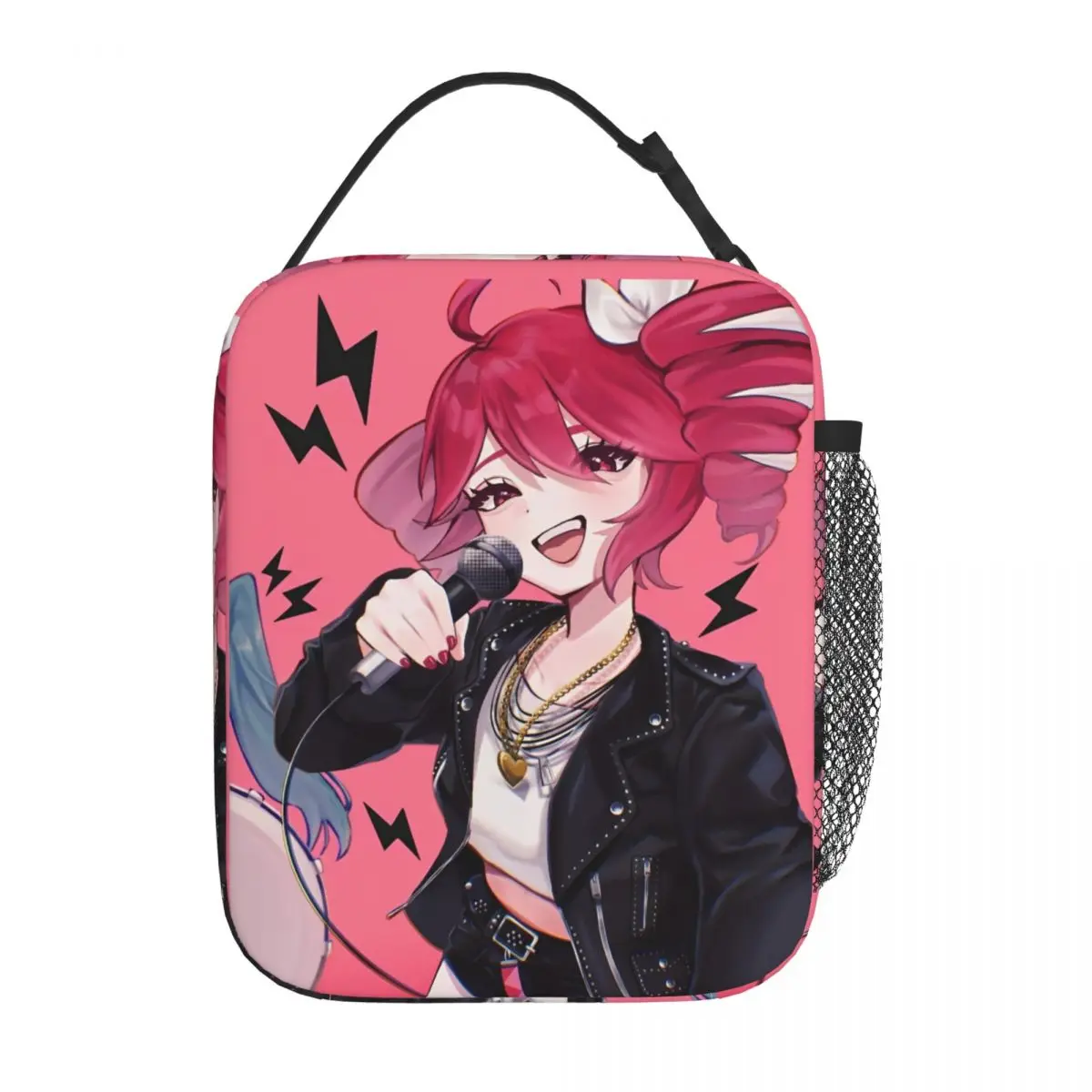 kasane-teto-アニメ断熱ランチバッグポータブルボーカロイドガール再利用可能なサーマルバッグランチボックストート学校屋外食品ハンドバッグ
