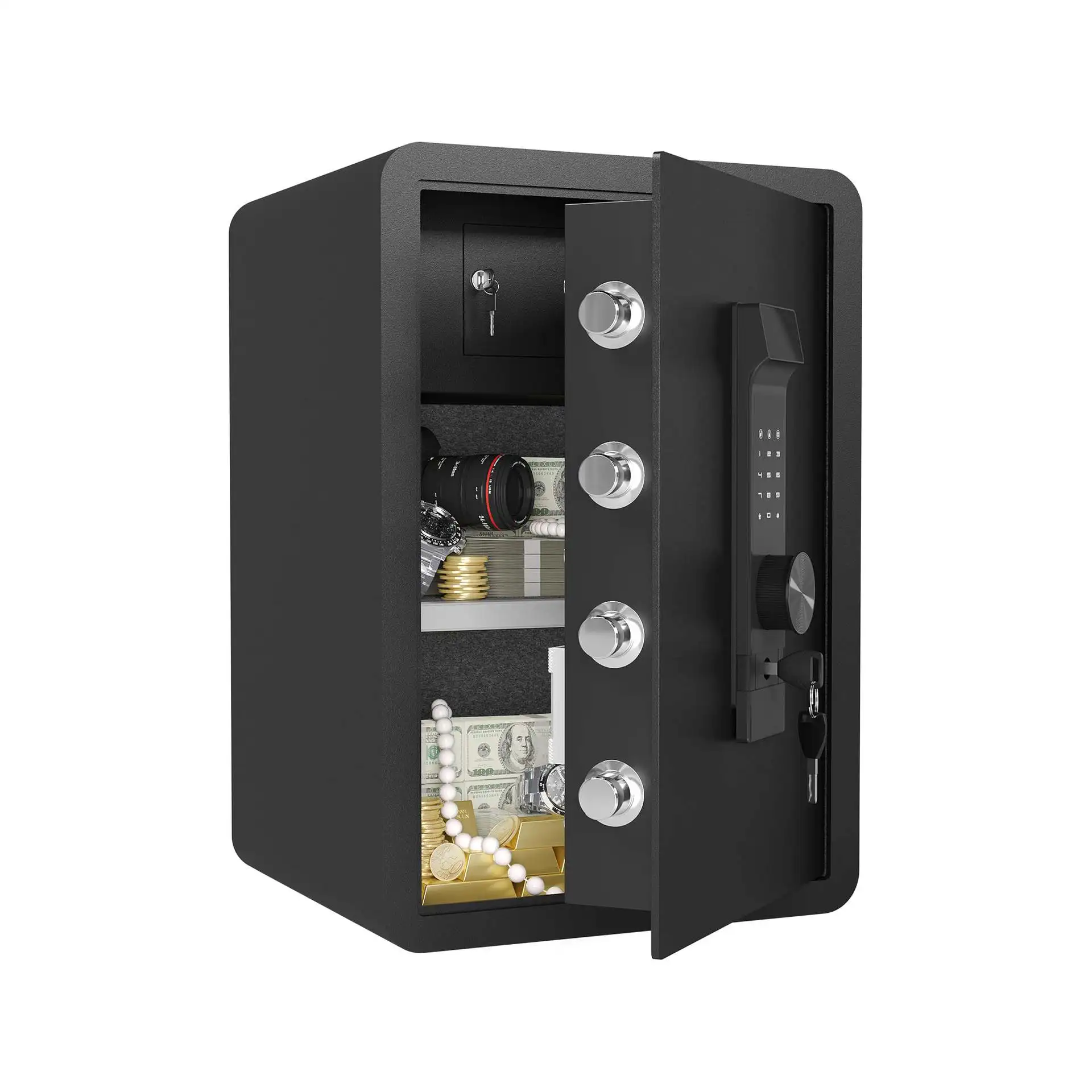 Safe electronic password safe deposit box household small and medium office safe anti-theft