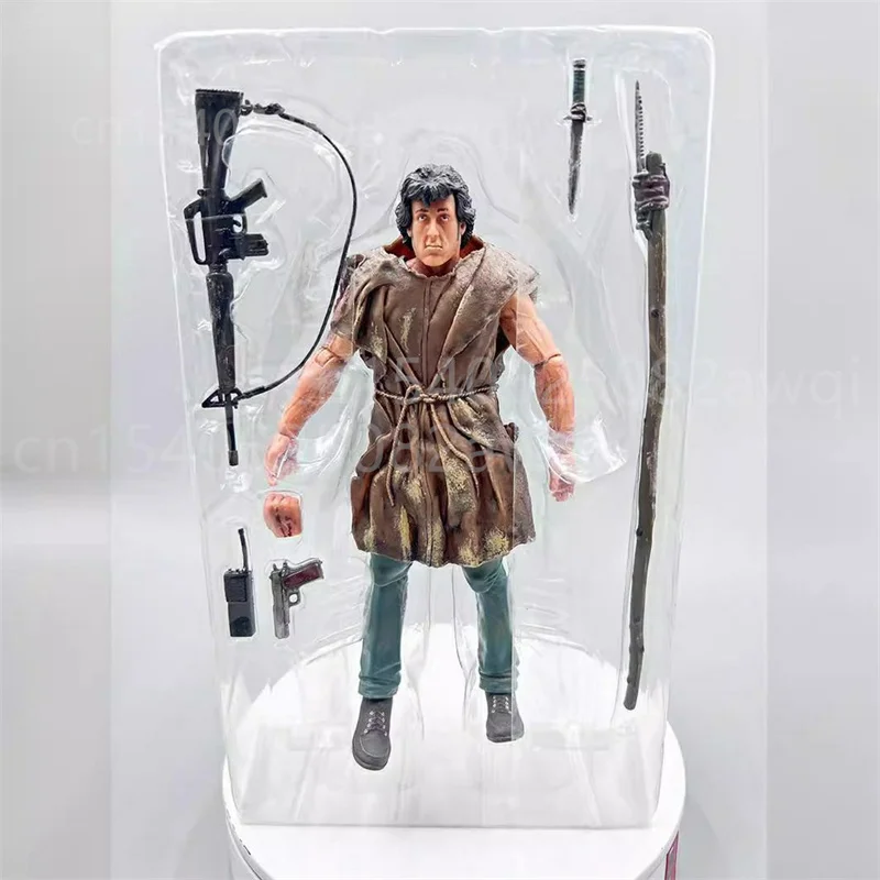 NECA Figur First Blood John J Rambon Drake Ultimate Edition PVC Action Figure Sammlung Modell Spielzeug 17 cm Geburtstag Weihnachten Geschenk – Detail 14