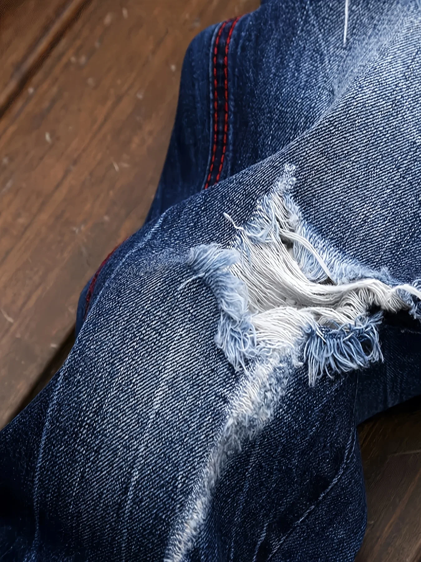 Jeans retos rasgados masculinos para homens da moda fazem calças jeans antigas para motocicleta