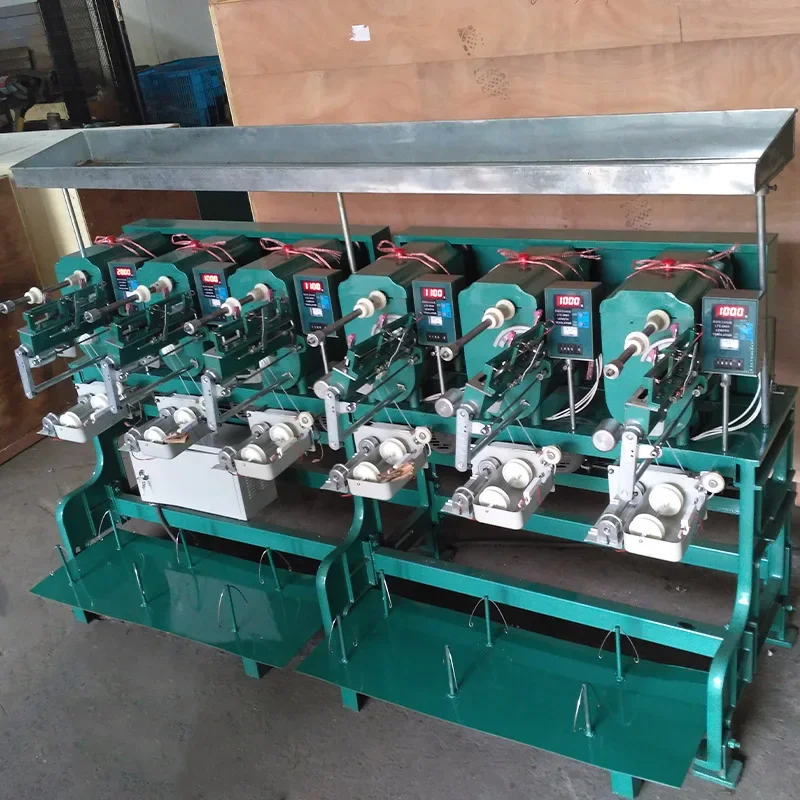 Auto Filament Yarn Winding Machine Yarn Spool Unwinding Machine Cone-to Cocoon Yarn Bobbin Machine Rewinding Machi