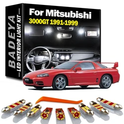 BADEYA 12Pcs LED Bulb Interior Map Dome Light Kit For Mitsubishi 3000GT 1991 1992 1993 1994 1995 1996 1997 1998 1999 Accessories