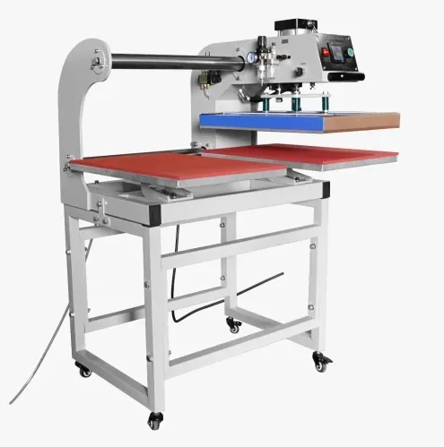 

Hancolor Cheap Price High Quality 24X16 Inch Double Worktable Textile Heat Press Transfer Machine