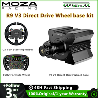 MOZA Racing R9 V3 Direct Drive Wheel Base / CS V2P Steering Wheel / FSR2 Formula Steering Wheel / SR-P Pedals